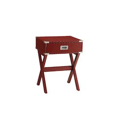 Babs Accent Table Red