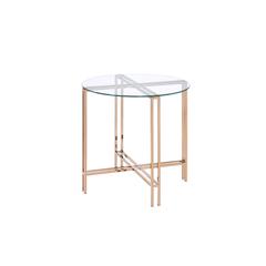 Veises End Table Champagne