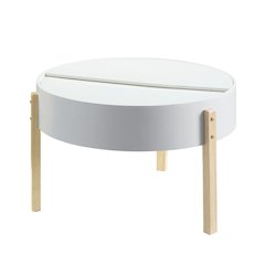 Bodfish Coffee Table White & Natural