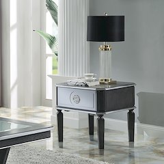 House Beatrice End Table Charcoal & Light Gray