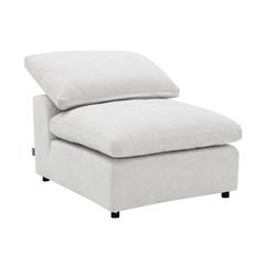 Naveen Modular - Armless Chair Ivory Linen