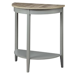 Justino Console Table Natural Oak & Gray