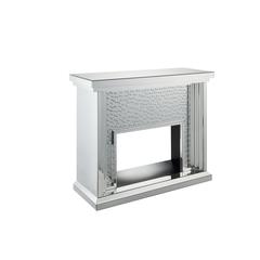 Nysa Fireplace Mirrored & Faux Crystals