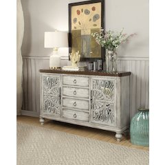 Vermont Console Table Antique White