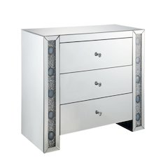 Sonia Console Table Mirrored & Faux Agate