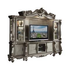 Versailles TV Stand Antique Platinum