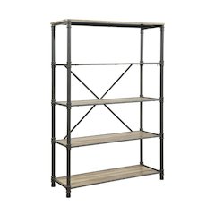 Itzel BookShelf Antique Oak & Sandy Gray