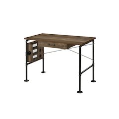 Endang Writing Desk Weathered Oak & Black