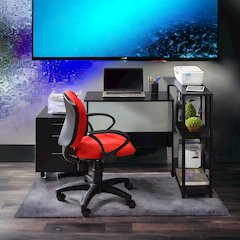 Ievi Writing Desk Black