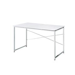 Tennos Writing Desk(Same AC00903) White & Chrome
