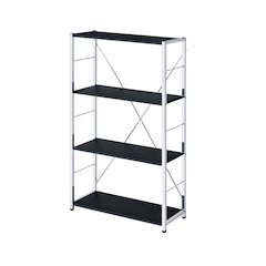 Tennos BookShelf Black & Chrome