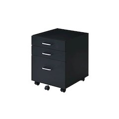 Tennos Cabinet Black & Chrome