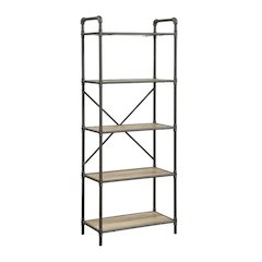 Itzel BookShelf Antique Oak & Sandy Gray