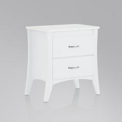 Babb Night Table, White