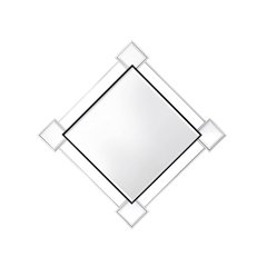 Asbury Accent Mirror Mirrored & Chrome