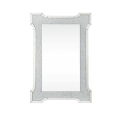 Noralie Accent Mirror Mirrored & Faux Diamonds