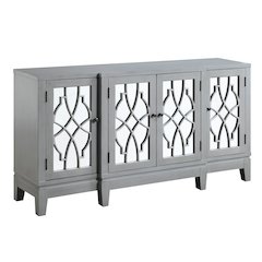 Magdi Console Table Antique Gray