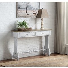 Carminda Console Table Antique White