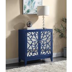 ACME Einstein Console Table, Blue Finish