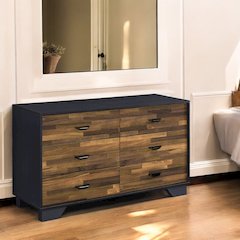 Eos Dresser Walnut & Black