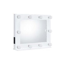 Avery Accent Mirror White