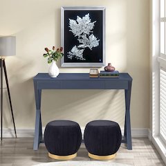 Nalo Console Table Charcoal