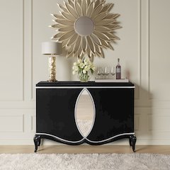 Ashor Console Cabinet Black