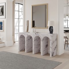 Fritzy Console Table Engineered Stone