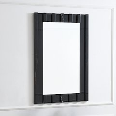 Drisana Accent Mirror Black Mirrored