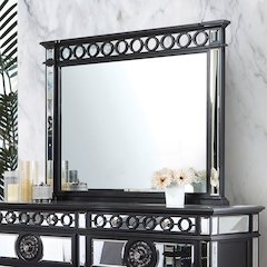 Varian II Mirror Mirrored, Black & Silver