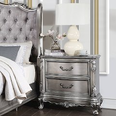 Ariadne Nightstand Antique Platinum