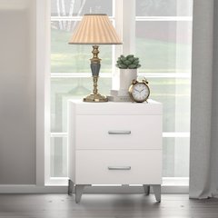 Casilda Nightstand White