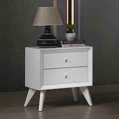 Cerys Nightstand White Finish