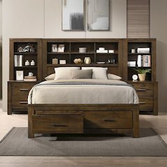 Merrilee II Queen Bed Oak