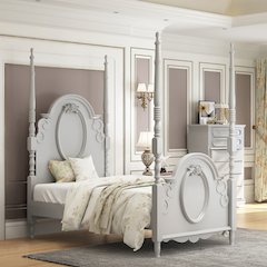 Flora Full Bed (Poster) Gray