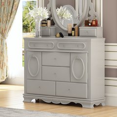 Flora Dresser w/Door Gray