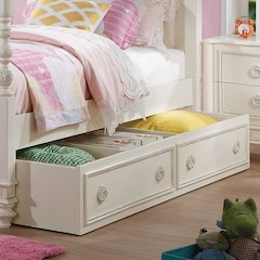 Dorothy Trundle (Twin)-Optional Ivory