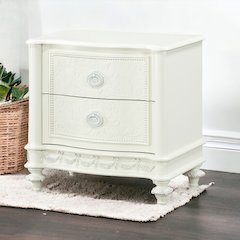 Dorothy Nightstand w/2 Drawers Ivory