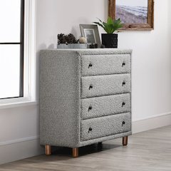 Cleo Chest Gray Boucle