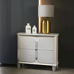 Laveda Nightstand Pearl White