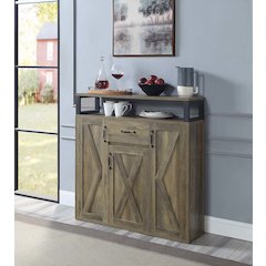 Abiram Server Rustic Oak