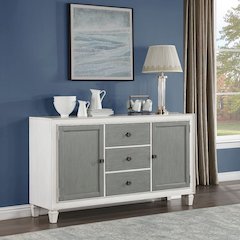 Katia Server Gray & Weathered White