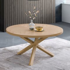 Kasem Round Dining Table Oak