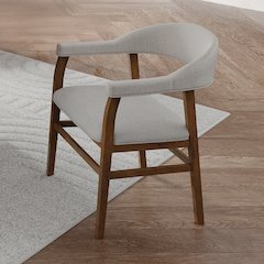 Darcy Arm Chair (Set-2) Dark Walnut