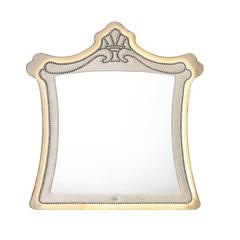 Lucienne Mirror w/LED Beige Velvet