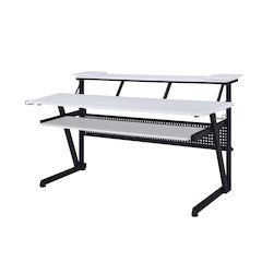 Saida Music Desk in White Finish