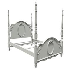 Flora Full Bed (Poster) Gray