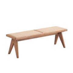 Velentina Bench Rattan & Natural