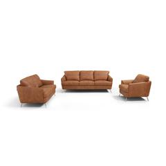 Safi Sofa Camel Top Grain Leather