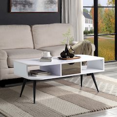 Halima Coffee Table White & Black